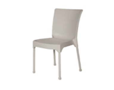 bamboo plastic chair with steel legbase
